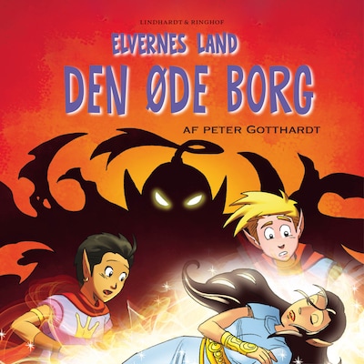 Elvernes land 3: Den øde borg – omslag til lydbogen af Peter Gotthardt