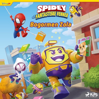 Marvel Spidey & hans fantastiske venner – Bogormen Zola – omslag til lydbogen af Marvel