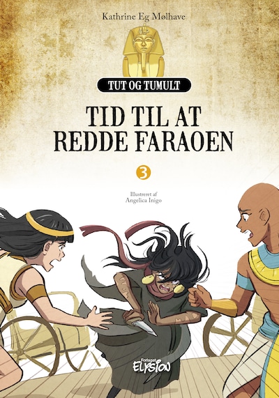 Tid til at redde faraoen – omslag til lydbogen af Kathrine Eg Mølhave