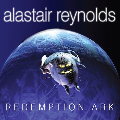 Redemption Ark – omslag til lydbogen af Alastair Reynolds