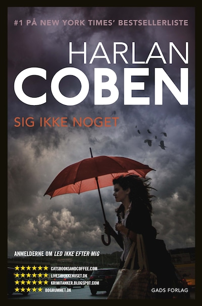 Sig ikke noget – omslag til lydbogen af Harlan Coben
