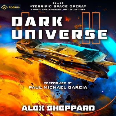 Dark Universe: Publisher's Pack – omslag til lydbogen af Alex Sheppard