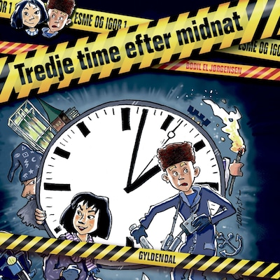 Esme og Igor 1 - Tredje time efter midnat – omslag til lydbogen af Bodil El Jørgensen