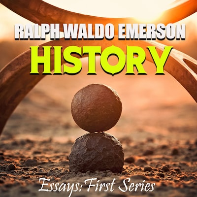 Essays: First Series. History – omslag til lydbogen af Ralph Waldo Emerson