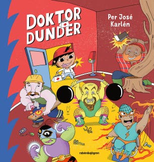 Doktor Dunder – omslag till ljudboken av Per José Karlén