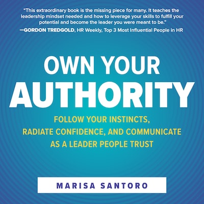 Own Your Authority – omslag til lydbogen af Marisa Santoro