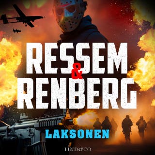Laksonen – omslag till ljudboken av Björn Renberg,Mikael Ressem
