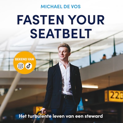 Fasten Your Seatbelt – omslag van het luisterboek van Michael de Vos