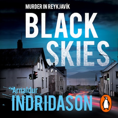 Black Skies – omslag til lydbogen af Arnaldur Indriðason