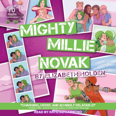 Mighty Millie Novak – omslag til lydbogen af Elizabeth Holden