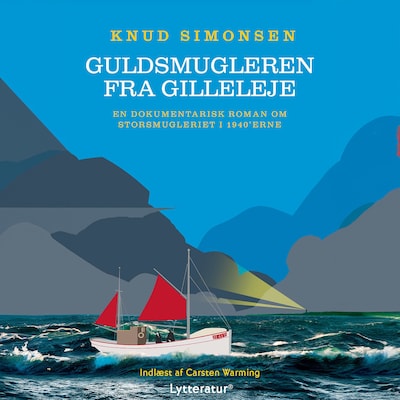 Guldsmugleren fra Gilleleje – omslag til lydbogen af Knud Simonsen