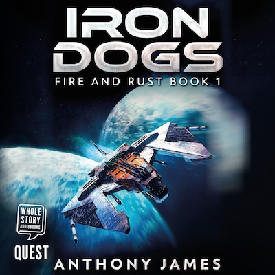 Iron Dogs – omslag til lydbogen af Anthony James