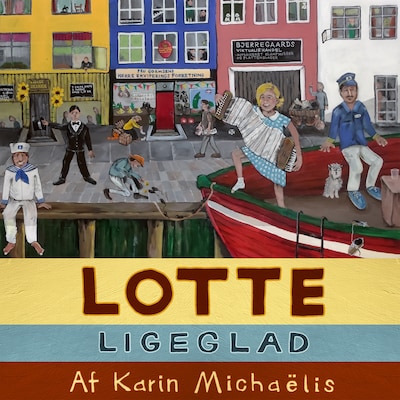Lotte Ligeglad – omslag til lydbogen af Karin Michaëlis