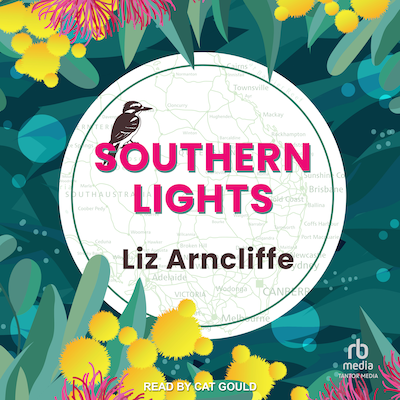 Southern Lights – omslag til lydbogen af Liz Arncliffe