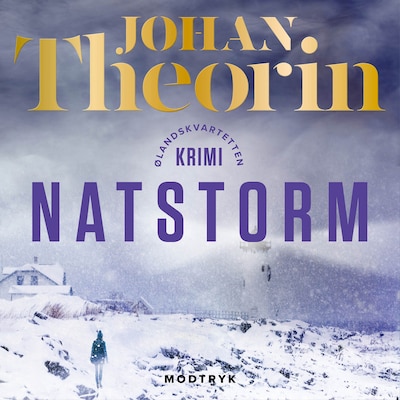 Natstorm – omslag til lydbogen af Johan Theorin