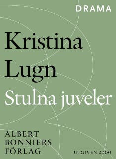 Stulna juveler – omslag till ljudboken av Kristina Lugn