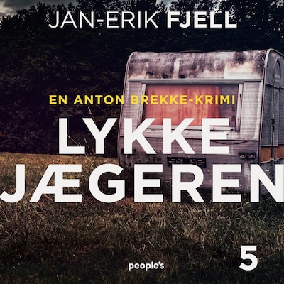 Lykkejægeren – omslag til lydbogen af Jan-Erik Fjell
