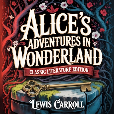 Alice's Adventures in Wonderland (Classic Literature Edition) – omslag til lydbogen af Lewis Carroll