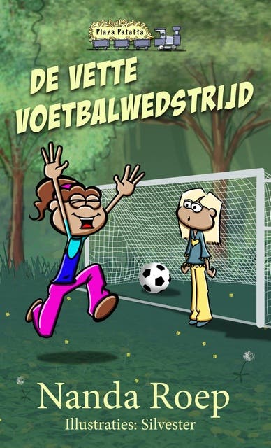 De vette voetbalwedstrijd – omslag van het luisterboek van Nanda Roep