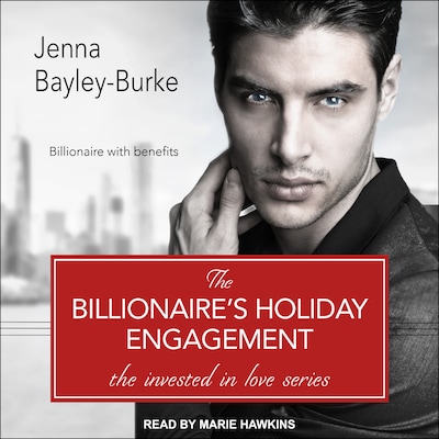 The Billionaire’s Holiday Engagement – omslag til lydbogen af Jenna Bayley-Burke