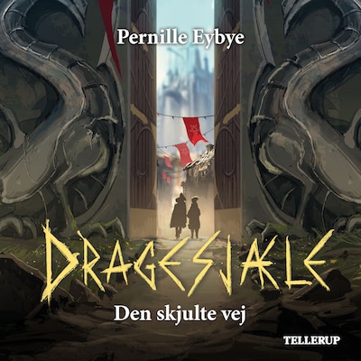 Dragesjæle #5: Den skjulte vej – omslag til lydbogen af Pernille Eybye