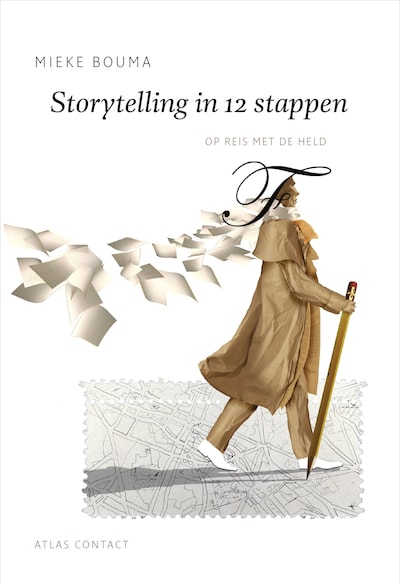 Storytelling in 12 stappen – omslag van het luisterboek van Mieke Bouma