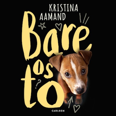 Hjerte af pap (3) - Bare os to – omslag til lydbogen af Kristina Aamand