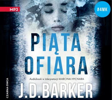 Piąta ofiara – okładka audiobooka, autor J.D. Barker