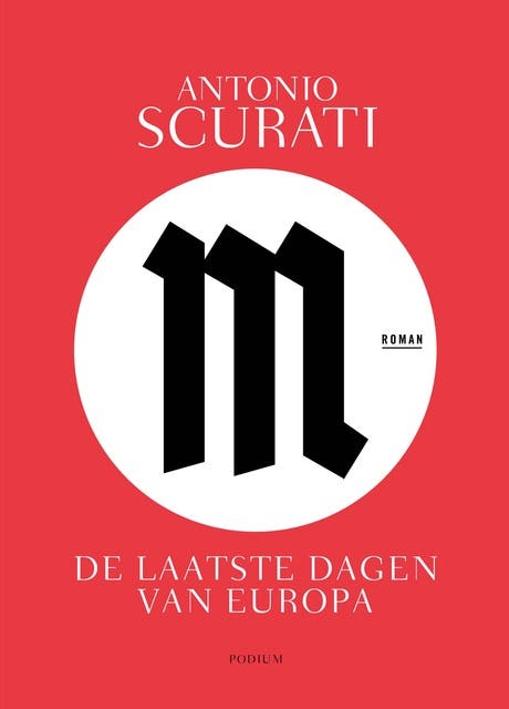 De laatste dagen van Europa – omslag van het luisterboek van Antonio Scurati