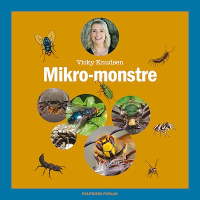 Mikro-monstre - Læs selv-serie – omslag til lydbogen af Vicky Knudsen