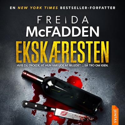 Ekskæresten – omslag til lydbogen af Freida McFadden