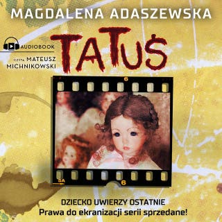 Tatuś – okładka audiobooka, autor Magdalena Adaszewska