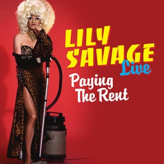 Lily Savage: Paying The Rent – omslag till ljudboken av Lily Savage