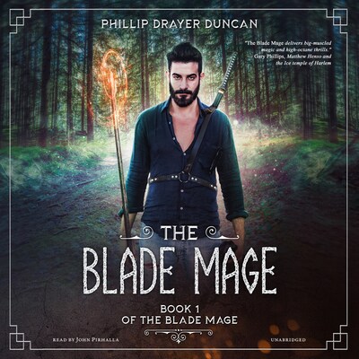 The Blade Mage – omslag til lydbogen af Phillip Drayer Duncan