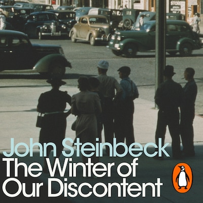 The Winter of Our Discontent – omslag til lydbogen af John Steinbeck