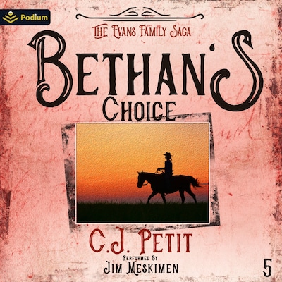 Bethan's Choice – omslag til lydbogen af C.J. Petit