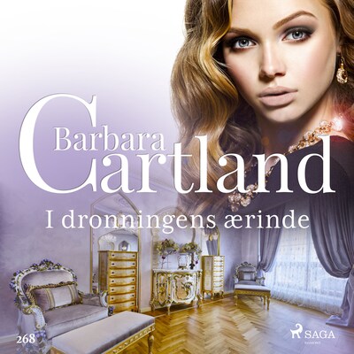 I dronningens ærinde – omslag til lydbogen af Barbara Cartland