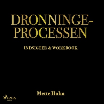 Dronningeprocessen – omslag til lydbogen af Mette Holm