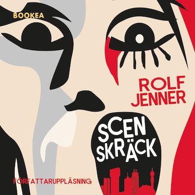 Scenskräck – omslag till ljudboken av Rolf Jenner
