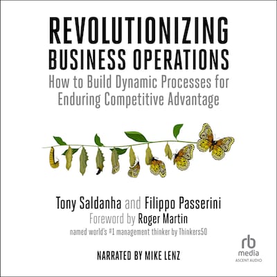 Revolutionizing Business Operations – omslag til lydbogen af Tony Saldanha, Filippo Passerini