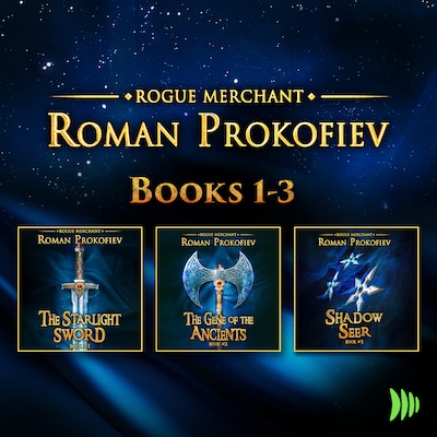 Rogue Merchant: Books 1-3 – omslag til lydbogen af Roman Prokofiev