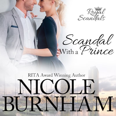 Scandal With a Prince – omslag til lydbogen af Nicole Burnham