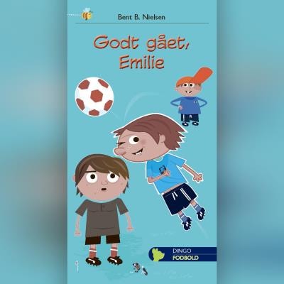 Godt gået, Emilie – omslag til lydbogen af Bent B. Nielsen