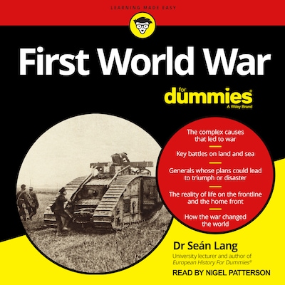 First World War For Dummies – omslag til lydbogen af Dr. Sean Lang
