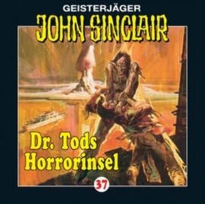 Dr. Tods Horror-Insel (John Sinclair 37) – okładka audiobooka, autor Jason Dark