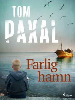 Farlig hamn – omslag till ljudboken av Tom Paxal