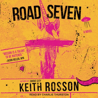 Road Seven – omslag til lydbogen af Keith Rosson