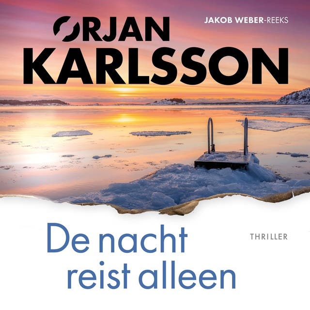 De nacht reist alleen – omslag van het luisterboek van Ørjan Karlsson