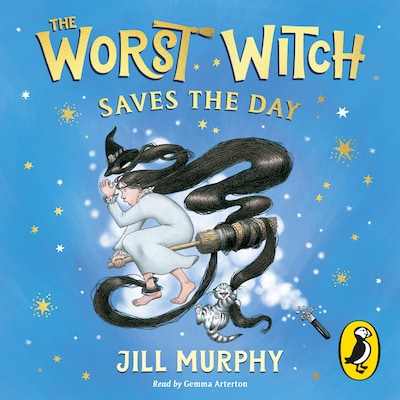 The Worst Witch Saves the Day – omslag til lydbogen af Jill Murphy