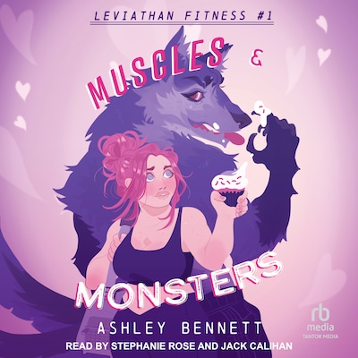 Muscles & Monsters – omslag til lydbogen af Ashley Bennett